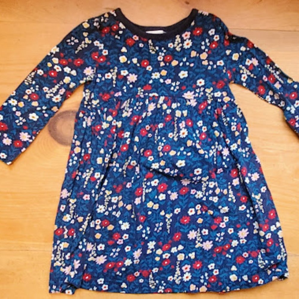 Hanna Anderson girls long sleeve dress